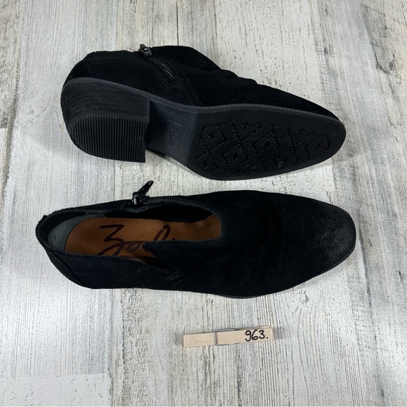 NEW Zodiac Hope Black Suede Leather Women's Ankle Boots #963 - Picture 14 of 14